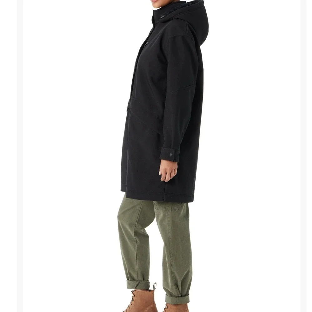 Bass Outdoor Stadium Parka, NWT,‎ Women's Black Hooded Jacket, Size M